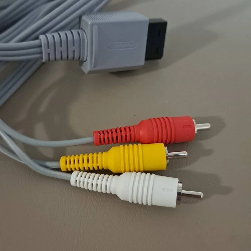Nintendo 8 foot A/V Power Cord RVL-009 Male Female